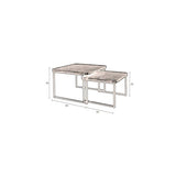 Coffee Table Winston Set Of 2 Black