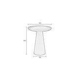 Side Table Ringar Large Ivory