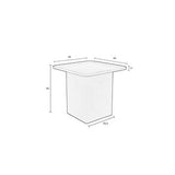 Side Table Sverre Square Rose Pink