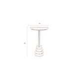 Wall Side Table Lina Black