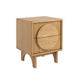 Side Table / Bedstand Groove Natural Oak