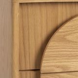 Side Table / Bedstand Groove Natural Oak