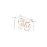Side Table Silvine (Set of 2)