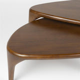 Coffee Table Isla Set of 2 Walnut