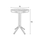 Bar Table Maze Round Natural