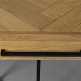 Console Table Class Oak