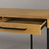 Console Table Class Oak