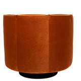 Lounge Chair Flower Orange