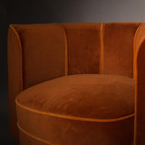 Lounge Chair Flower Orange