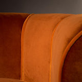 Lounge Chair Flower Orange