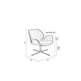 Lounge Chair Nikki All Brown