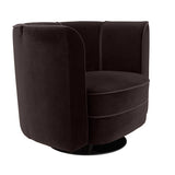Lounge Chair Flower Black