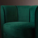 Lounge Chair Flower Green
