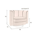 Lounge Chair Flower Green