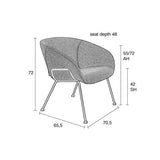 Lounge Chair Feston Brown