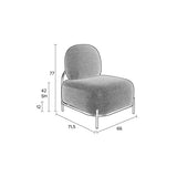 Lounge Chair Polly Green