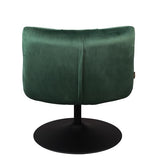 Lounge Chair Bar Velvet Green