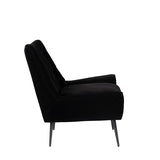 Lounge Chair Glodis Nero