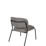 Lounge Chair Jolien Black/Grey