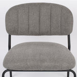 Lounge Chair Jolien Black/Grey