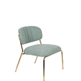 Lounge Chair Jolien Gold/Light Green