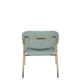 Lounge Chair Jolien Gold/Light Green