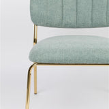Lounge Chair Jolien Gold/Light Green