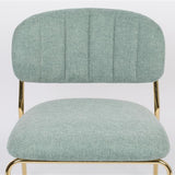 Lounge Chair Jolien Gold/Light Green
