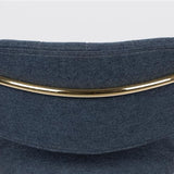 Lounge Chair Jolien Gold/Dark Blue
