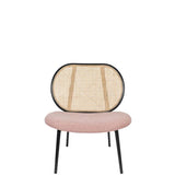Lounge Chair Spike Natural/Pink