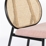 Lounge Chair Spike Natural/Pink