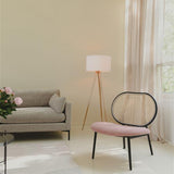 Lounge Chair Spike Natural/Pink