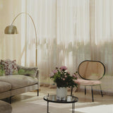 Lounge Chair Spike Natural/Pink