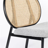 Lounge Chair Spike Natural/Grey