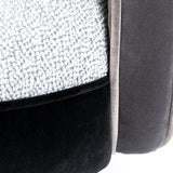Lounge Chair Sam Black/Grey Fr