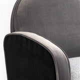 Lounge Chair Sam Black/Grey Fr