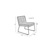 Lounge Chair Clark Grey Green