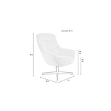 Lounge Chair Yuki Off White