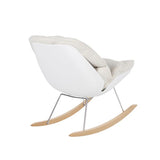 Lounge Chair Rocky Off White Teddy