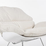 Lounge Chair Rocky Off White Teddy