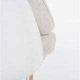 Lounge Chair Rocky Off White Teddy