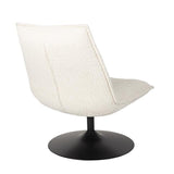 Lounge Chair Jax Off White Bouclé
