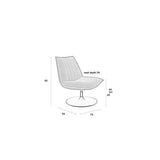 Lounge Chair Jax Off White Bouclé
