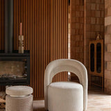 Lounge Chair Seina Swivel Beige