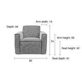 Sofa Bor 1-Seater Latte
