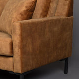 Sofa Houda 3 Seater Caramel