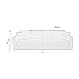 Sofa Sense 3-Seater Cream