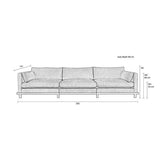 Sofa Blossom 4,5-Seater Sand
