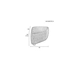 Sofa Element Hunter Pie Pouf Right Sand