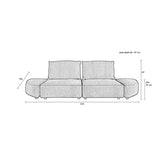 Sofa Hunter 3-Seater Sand